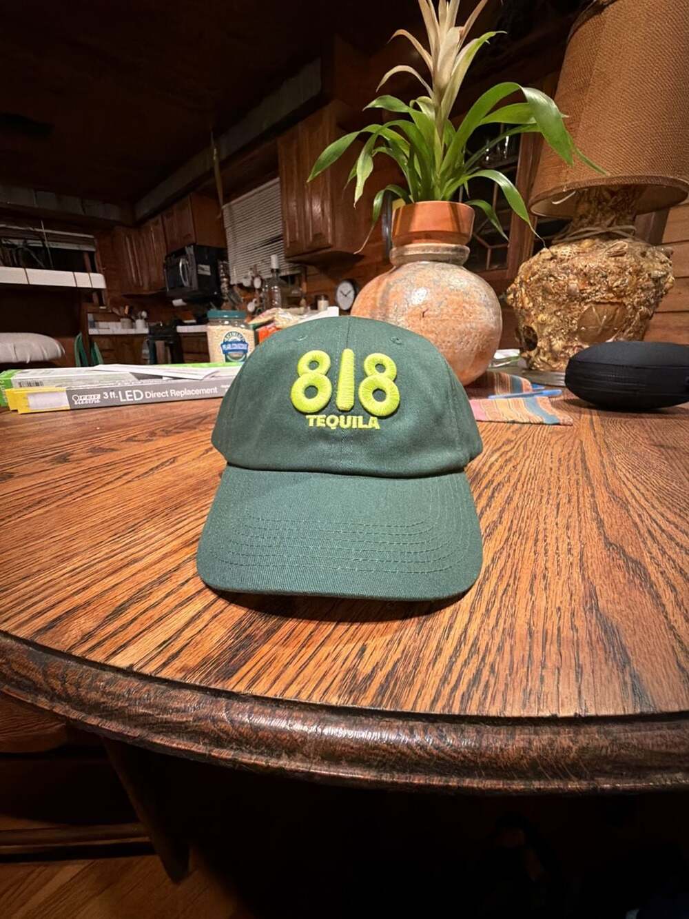 818 Tequila Green Embroidered Dad Hat Baseball Cap Kendall Jenner Merch